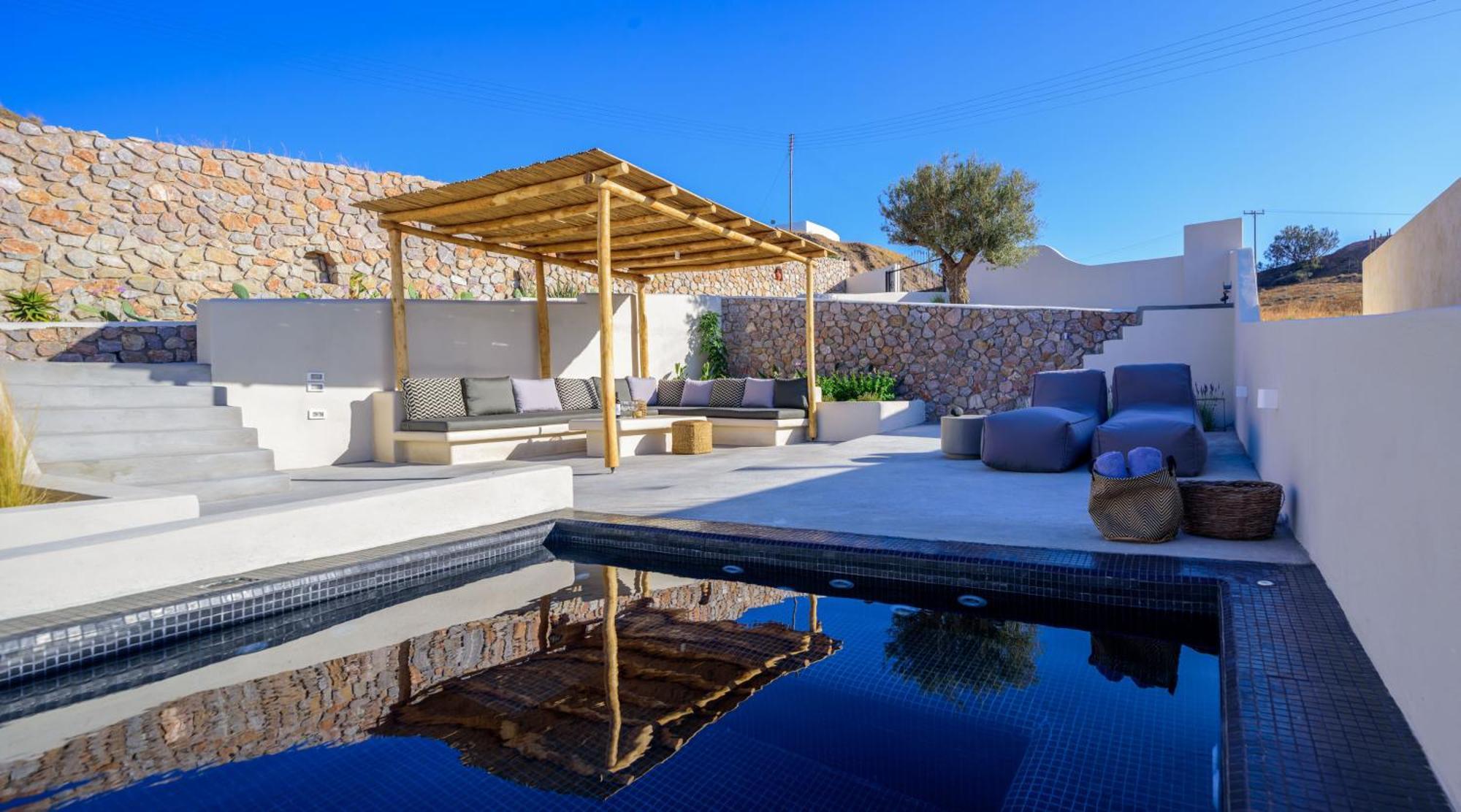 Santorini C Villa Фира Екстериор снимка